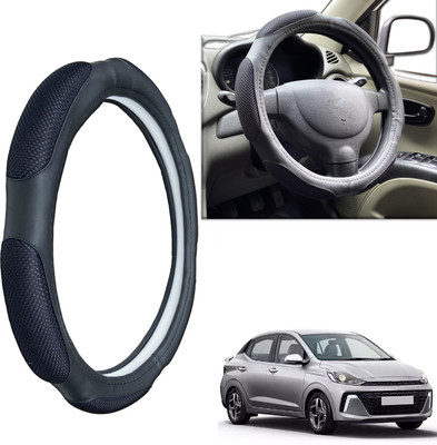 PEEPS STORE Steering Cover For Hyundai NA(Black, Leatherite)