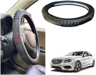 PEEPS STORE Steering Cover For Mercedes Benz E280 Cdi(Black, Red, Leatherite)