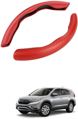 PRTEK Hand Stiched Steering Cover For Honda Universal For Car(MultiColor, Tarpaulin, Plastic)