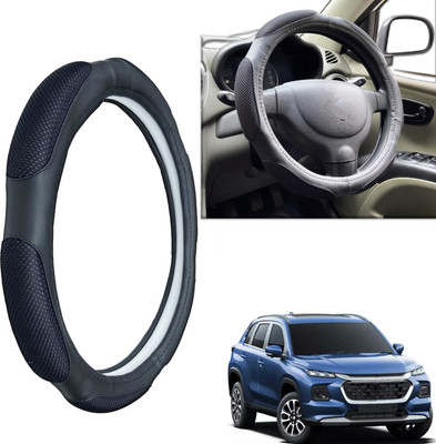 PEEPS STORE Steering Cover For Maruti Grand Vitara(Black, Leatherite)