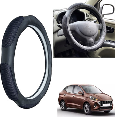 PEEPS STORE Steering Cover For Hyundai NA(Black, Leatherite)