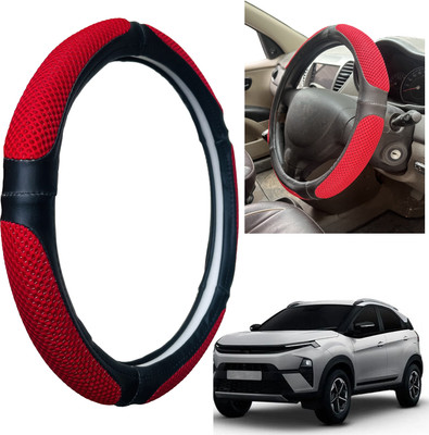 PEEPS STORE Steering Cover For Tata NA(Black, Leatherite)