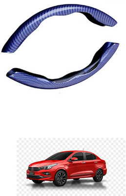 PRTEK Hand Stiched Steering Cover For Fiat Universal For Car(MultiColor, Tarpaulin, Plastic)