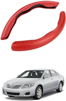 PRTEK Hand Stiched Steering Cover For Toyota Camry(MultiColor, Tarpaulin, Plastic)