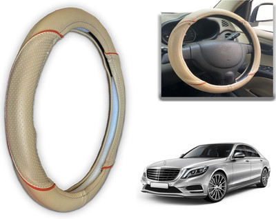 PEEPS STORE Steering Cover For Mercedes Benz C280(Black, Red, Leatherite)