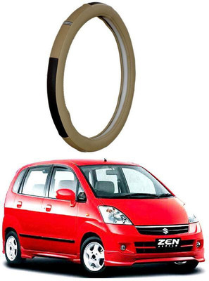 AUTO PEARL Steering Cover For Maruti Zen Estilo(Beige, Leatherite)