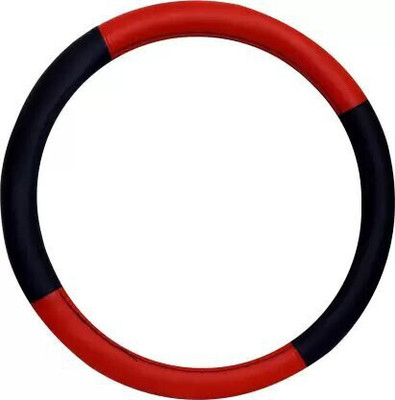 AutoGalaxy Hand Stiched Steering Cover For Maruti Alto 800, Alto K10, New Dzire, Swift Dzire, Swift(Beige, Black, Leatherite)