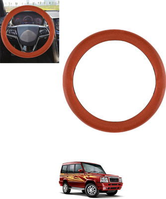 monolive Steering Cover For Tata Sumo(Tan, Leatherite)