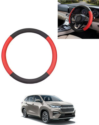 AYW Steering Cover For Maruti Universal For Car(Red/Black, Leatherite)
