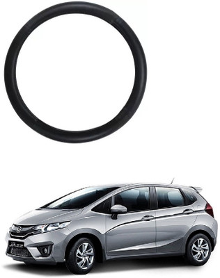 SPREADX Steering Cover For Honda Jazz(Black, Leatherite)