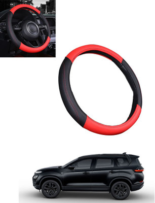 monolive Steering Cover For Tata Safari(Red, Black, Leatherite)