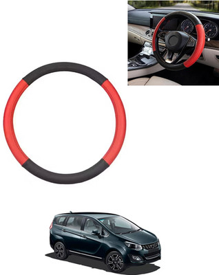 AYW Steering Cover For Mahindra Universal For Car(Red/Black, Leatherite)