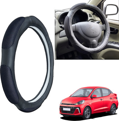 PEEPS STORE Steering Cover For Hyundai NA(Black, Leatherite)