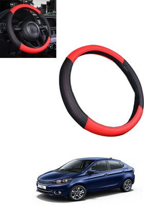 monolive Steering Cover For Tata Universal For Car(Red, Black, Leatherite)
