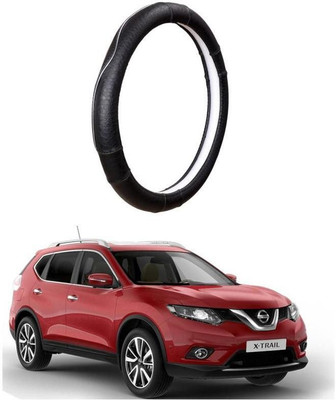 AUTO PEARL Steering Cover For Nissan X-Trail(Black, Leatherite)