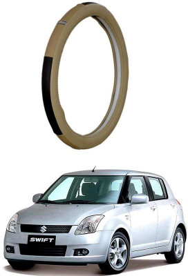 AUTO PEARL Steering Cover For Maruti Swift(Beige, Leatherite)