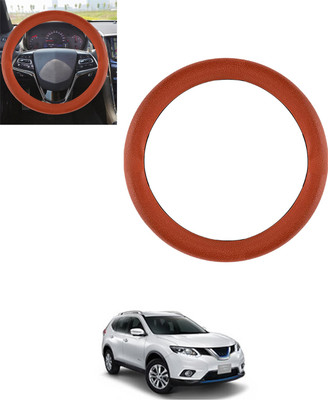 monolive Steering Cover For Nissan Universal For Car(Tan, Leatherite)