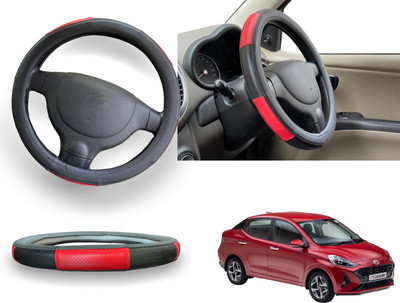 PEEPS STORE Steering Cover For Fiat NA(Red, Leatherite)