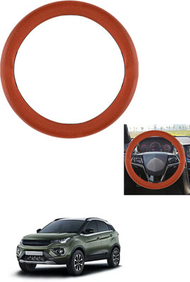 MATIES Steering Cover For Tata Universal For Car(Tan, Leather)