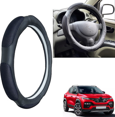 PEEPS STORE Steering Cover For Renault NA(Black, Leatherite)