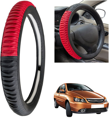 PEEPS STORE Steering Cover For Tata Indigo CS(Black, Leatherite)