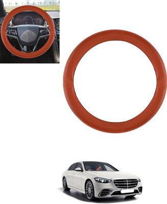 monolive Steering Cover For Mercedes Benz Universal For Car(Tan, Leatherite)