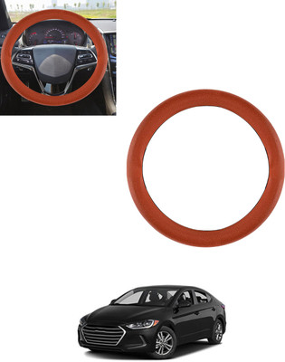 AYW Steering Cover For Hyundai Elantra(Tan, Leatherite)