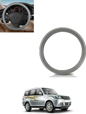 AYW Steering Cover For Tata Sumo Grande(Grey, Leatherite)