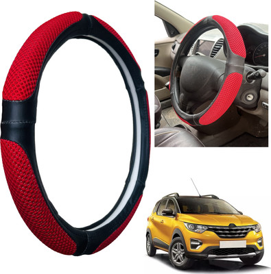 PEEPS STORE Steering Cover For Renault NA(Black, Leatherite)