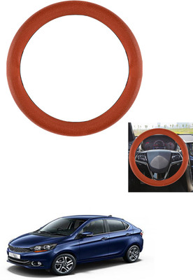 MATIES Steering Cover For Tata Universal For Car(Tan, Leather)