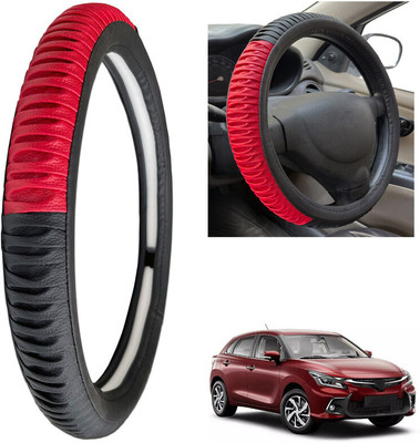 PEEPS STORE Steering Cover For Toyota NA(Black, Leatherite)