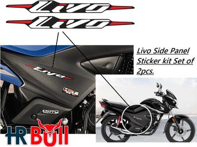 HRBull Sticker & Decal for Bike(Multicolor)