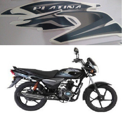 SHREE Sticker & Decal for Bike(Grey)