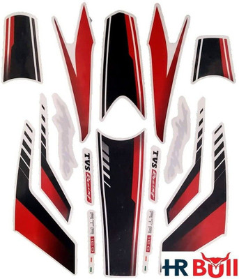 SHINEPRO Sticker & Decal for Bike(Multicolor)