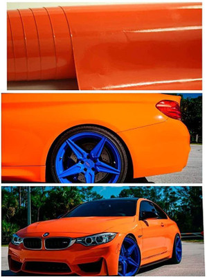 COSMOS STAR Wrap for Car & Bike(Orange)