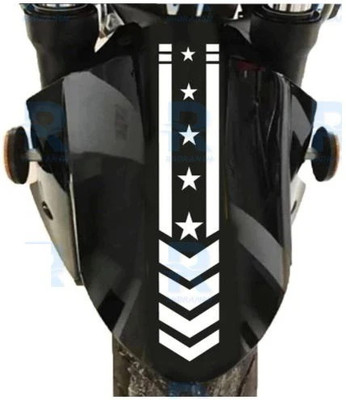 SARVAVIDYA Sticker & Decal for Bike(White)