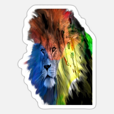 MODAROCK Sticker & Decal for Bike(Multicolor)