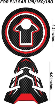 KARKEEN Sticker & Decal for Bike(Red)