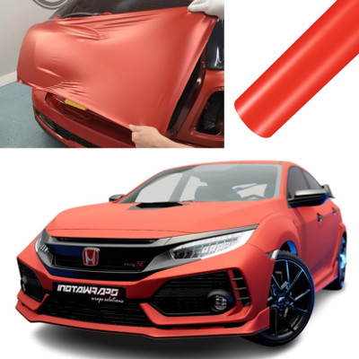 Vinylzone Wrap for Car & Bike(Red)
