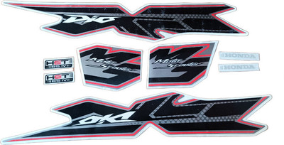 RideStick Sticker & Decal for Scooter(Multicolor)