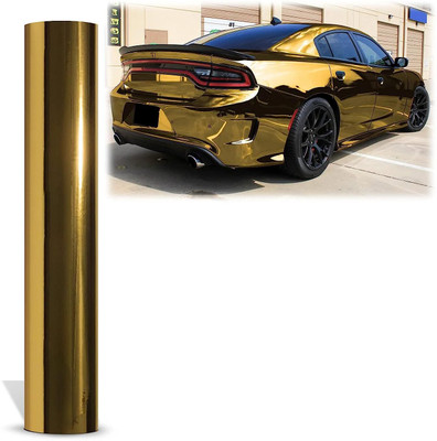 FEELPZONE Sticker & Decal for Car & Bike(Gold)