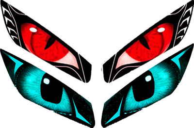 BG COMPANY Sticker & Decal for Bike(Red)