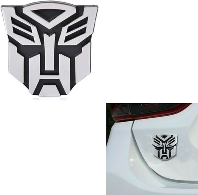 ENEMYT Emblem for Car & Bike(Silver)