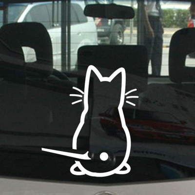 MobiCR Sticker & Decal for Car(White)