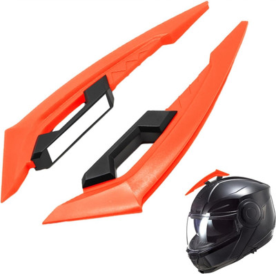 acube mart Helmet Mohawk for Bike(Orange)