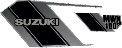 Ultimate Vision Sticker & Decal for Bike(Silver, Black)
