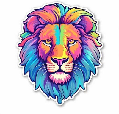 MODAROCK Sticker & Decal for Bike(Multicolor)