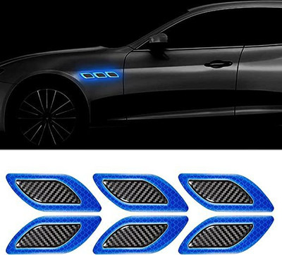 ACCESSOREEZ Sticker & Decal for Car(Blue, Black)