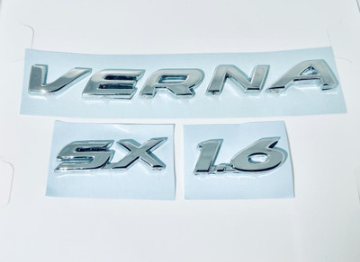 autoflix Emblem for Car(Silver)