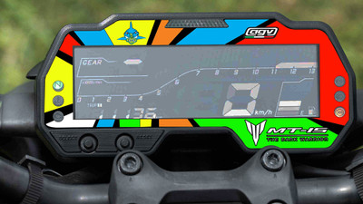 BG COMPANY Sticker & Decal for Bike(Multicolor)